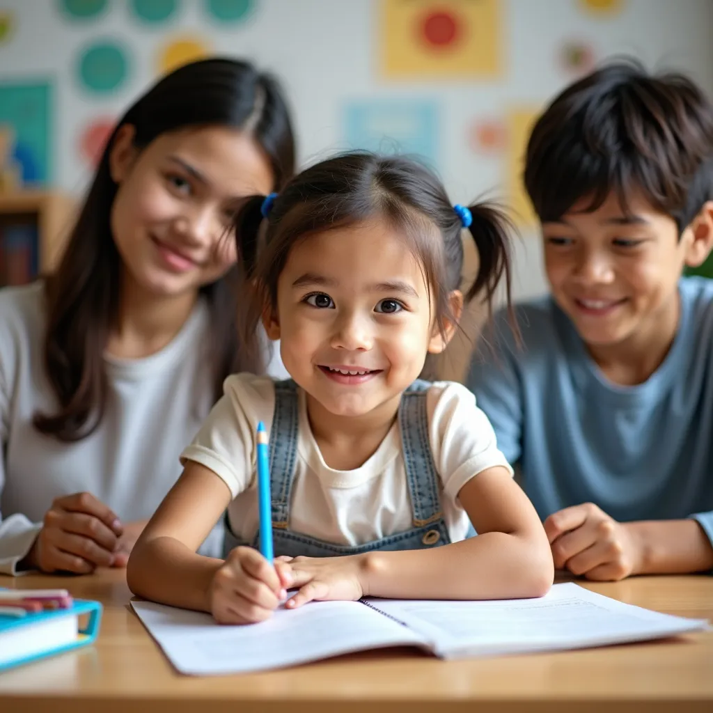 Tricycle Model - Happy Child Learning with Family Support