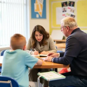 Parent-Teacher Conference Guide PDF by Dr Farida Sheikh, providing tips for effective communication and collaboration between educators and families