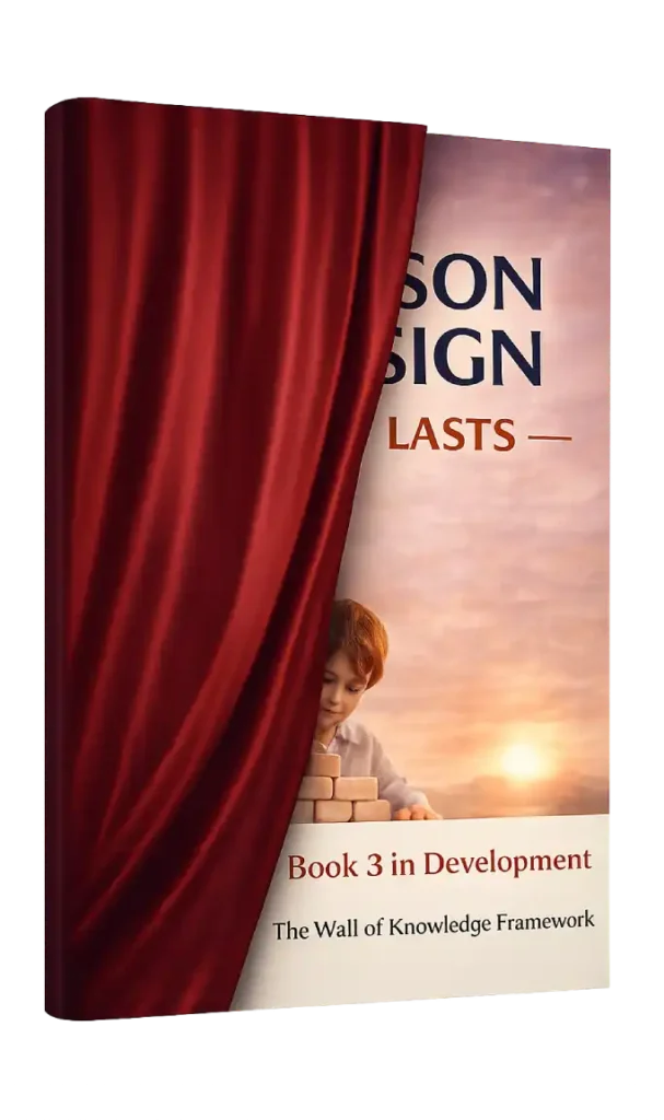 Lesson Design That Lasts by Dr Farida Sheikh – Book 3 in the Holistic Education Series introducing the Wall of Knowledge framework for secure understanding
